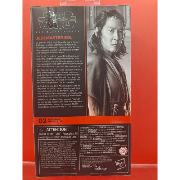 Star Wars Jedi Master Sol Black Series 6 Inch Action Figure The Acolyte - NEW - Picture 4 of 7